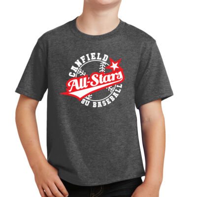 Canfield All-Stars Dark Heather Grey Youth Tee Thumbnail